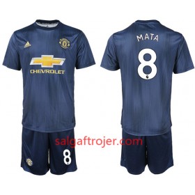 Manchester United Fodboldtrøjer MATA 8 Børn 3. sæt 2018/19 Kort ærmer